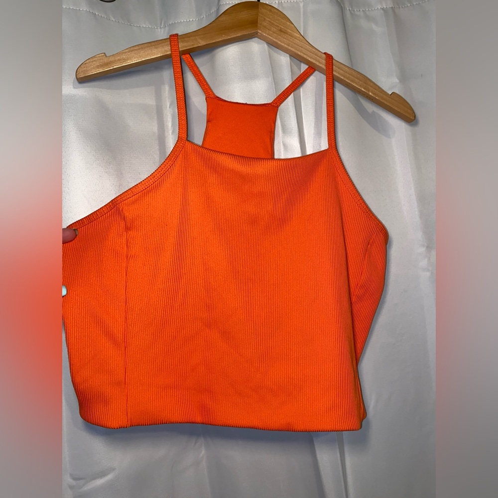 The North Face Women’s Guide Forward Rib Tanklette Retro Orange Extra Large XL